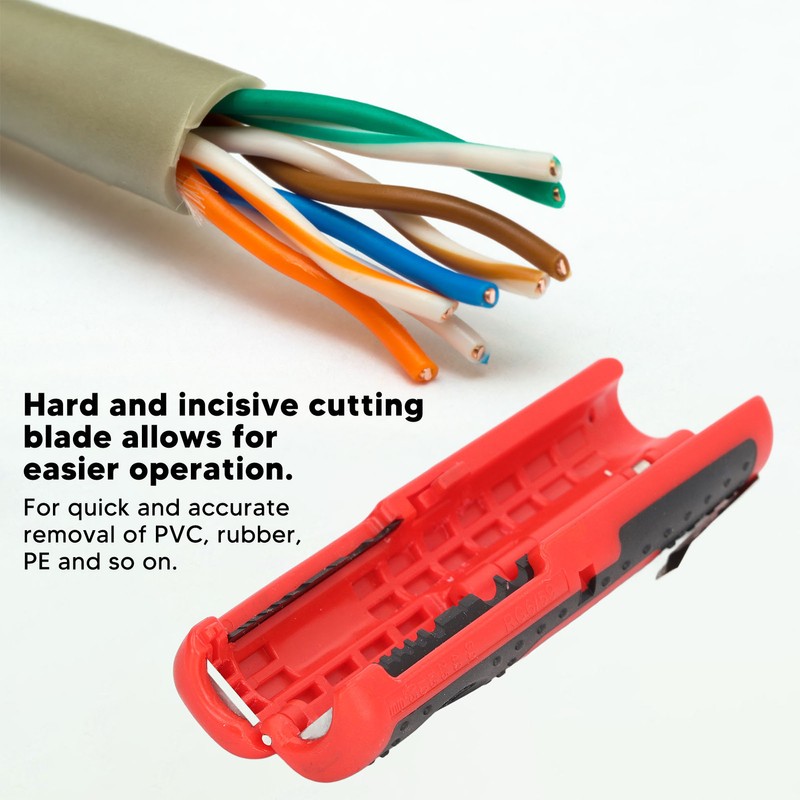 Wire Stripper Network Line Electric Coaxial Cable Stripping Tool for