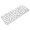 Wireless Keyboard Mini 78 Keys Ultra Thin Portable White Computer