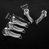100Pcs Transparent U Shaped Plastic Alligator Clips Shirts Folding Clips