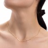 Imperial Jewelry Cadena Para Mujer de Oro 10K Italiano Collar