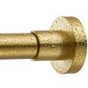 EBOATOP Gold Shower Curtain Rod - Never Rust No Drill