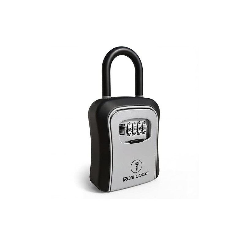 Iron Lock - Caja de cerradura de combinación de hierro