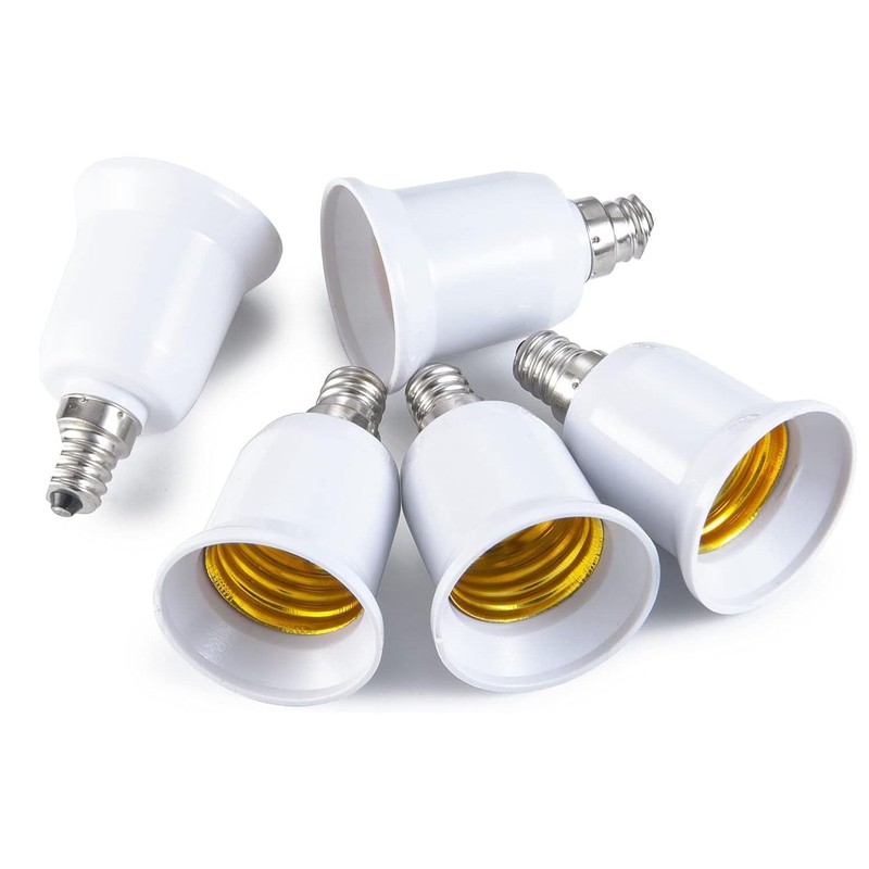 YCSSSD E12 to E26 Adapter Chandelier Light Socket Converter, Candelabra