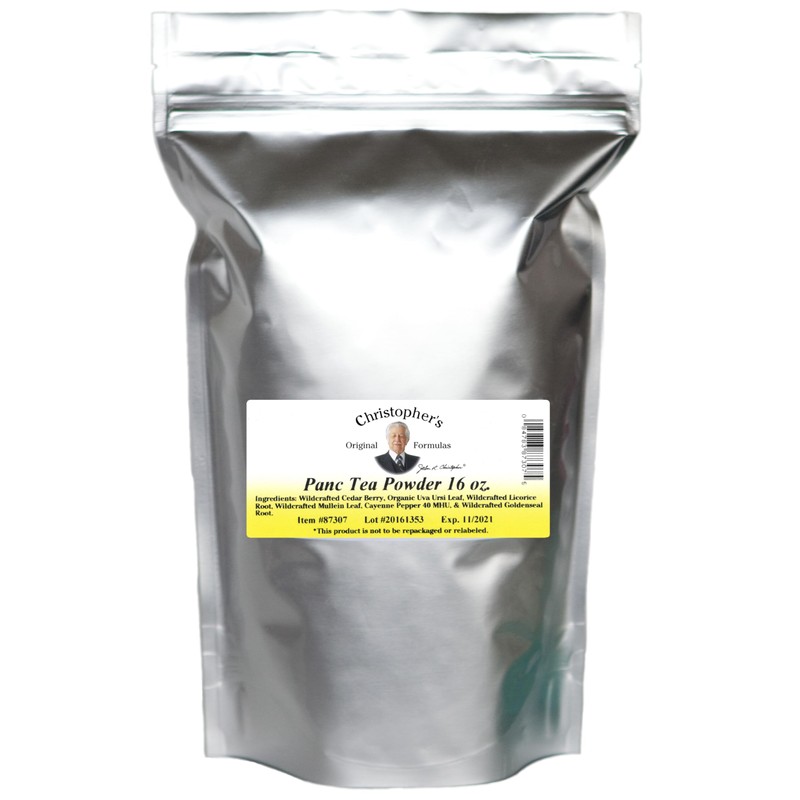 Christopher's Original Formulas Panc Tea Powder 16 OZ