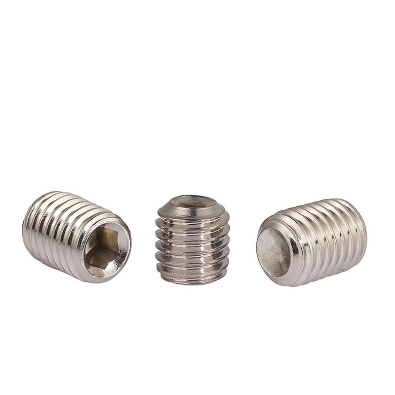 BOZONLI Stainless Steel Grub Screws, Hexagon Socket Screws, Headless Screws,