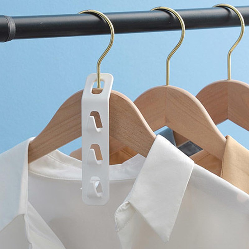 4 PCS Cascading Clothes Hooks,Clothes Hanger Connector Hooks Hanger,Plastic Connector