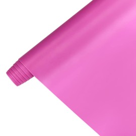 XHT Jelly Pvc Vinyl Roll 11.8"x53" Soft Solid Colored Smooth Waterproof PVC Fabric for Mat Hair Bows Jewelry Making (Dark Purple)