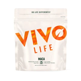 Vivo life Gelatinised Maca Powder - Hormone and Energy Support, from Peru, Vegan, Rich in B Vitamins - 125g