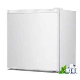 LHRIVER 1.1 Cu.ft Small Upright Freezer, Compact Mini Freezer with Removable Shelves, Adjustable Thermostat, Reversible Door Hinge, Quiet for Home/Office/Kitchen/Dorm, White