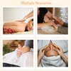 Kesfey 3 Piece Microfiber Massage Sheet Set Including Massage Flat