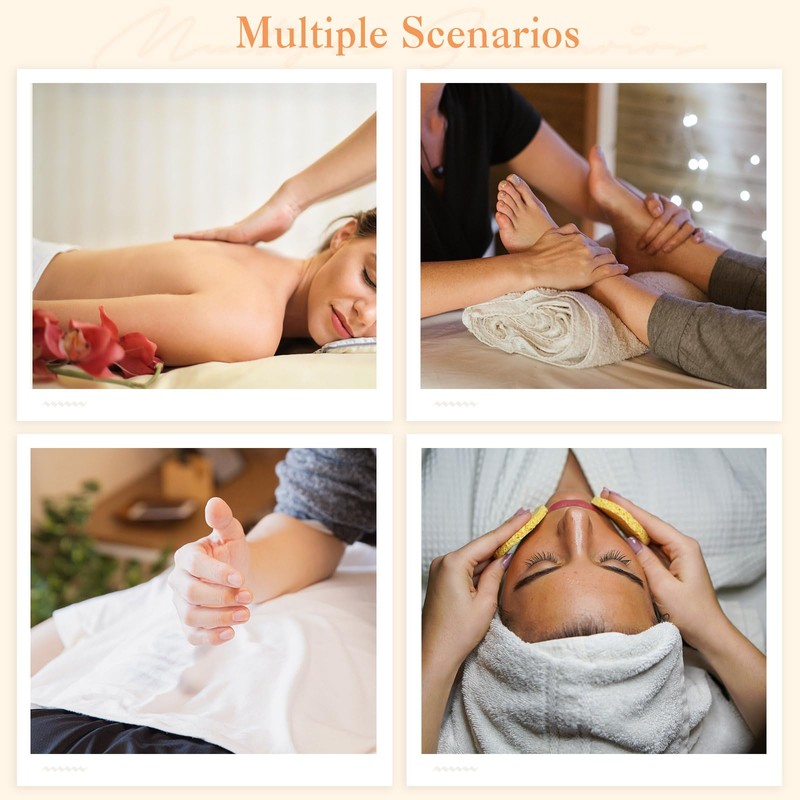 Kesfey 3 Piece Microfiber Massage Sheet Set Including Massage Flat