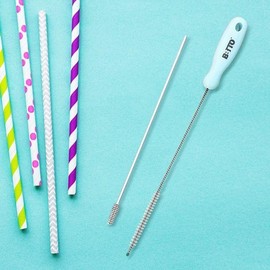 2-Piece Straw and Crevice Cleaning Brush Set Long Cleaning Brush