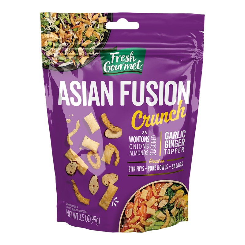 Fresh Gourmet Asian Fusion Crunch 3.5 Ounce (Pack of 6)