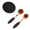 Kit de Brocha Aplicadora Protector Solar Cerdas Suaves con Tapa