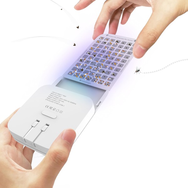 Mosalogic Sticky Card Plug Refill Replacement Glue Cards for Flying