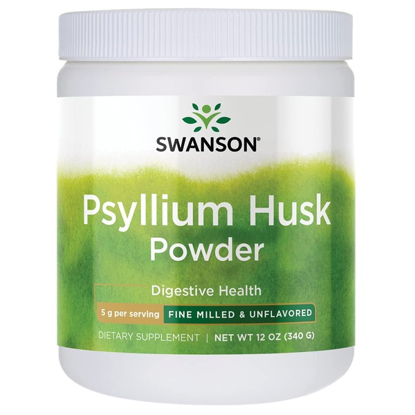 Swanson Psyllium Husk 12 Ounce (340 g) Pwdr
