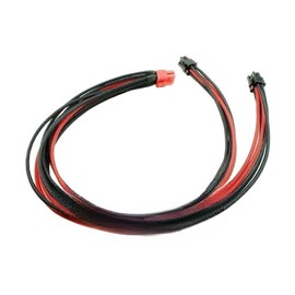 lilila-ree PCIe Cable for Antec PSUs, CPU 8 Pin Male to Dual PCIe 8 Pin (6+2) Male GPU Power Adapter Sleeved 25-inch(63cm)