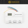 Dasbecan Digital Thermostat White Rv Thermostat Heat/Cool T-Stat Wall,Compatible Coleman