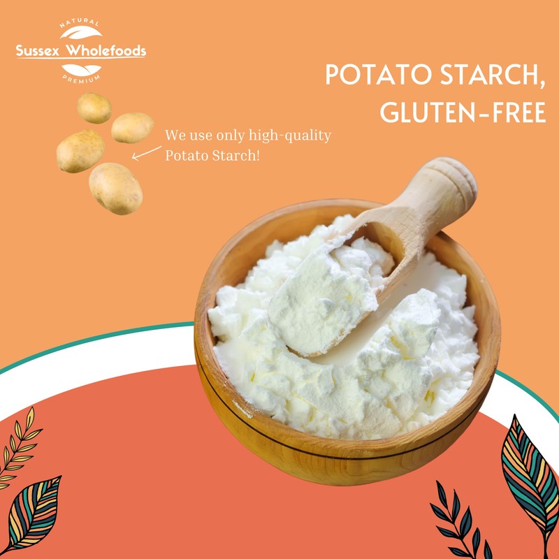 Organic Potato Starch 500g - Gluten-Free, Versatile & Ideal for