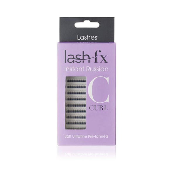 Lash FX Prefanned Russian Volume 3D C curl Thickness 0.07