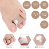 Coollooda 足指矯正パッド【４枚入り】足指保護パッドフ 足指サポーター 指間保護 衝撃吸収 痛み軽減 指間矯正 姿勢改善 つま先 足指パッド