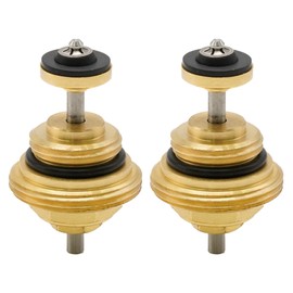 Hoypeyfiy 2 x distributor M30 x 1.5 mm G1/2 brass return bolt, distributor valve core and heating circuit distributor, underfloor heating distributor for UFH actuator