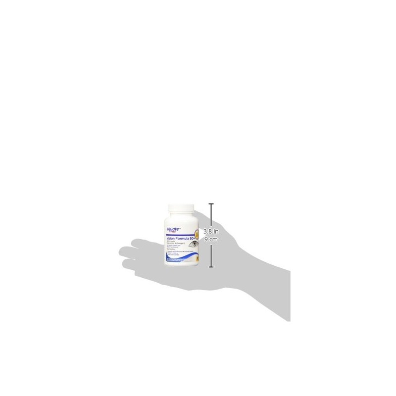 Equate Vision Fórmula 50+, 50 ct, comparación con Ocuvite adulto