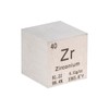 PATIKIL 1 Inch Zirconium Cube Metal Element High Density Block