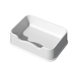 Pbed Plastic Cat Bed 100% Recycled Plastic - Cat Bed Durable Washable Breathable & Antislip Easy to Clean Great for Small -White