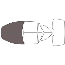 Rvinyl Window Tint Kit Compatible with Ford Edge 2007-2014 - Front Precut Kit - 35%