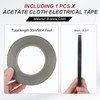PATIKIL Acetate Cloth Electrical Tape 98 Feet x 0.3 Inch,