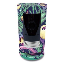 MightySkins Skin for Ring Stick Up Cam Battery - Eyes and Teeth | Protective, Durable, and Unique Vinyl Decal wrap Cover | Easy to Apply, Remove, and Change Styles | Made in The USA