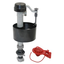 Plumb Pak PlumbPak PP830-8, Universal Adjustable Floatless Anti-Siphon Fill Valve and Flapper Toilet Repair Kit