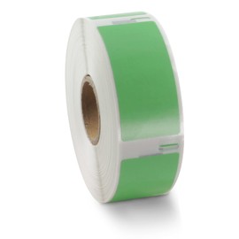 BETCKEY Colored Labels Compatible with Dymo 30336 (1" x 2-1/8") Return Address Labels, Compatible for Dymo LabelWriter Thermal 450, 4XL & Zebra Desktop Printers [2 Rolls, 500 Labels, Green]