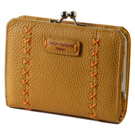 Yamamoto Kansai MJ-4505 Women's Wallet, Bifold Wallet, Genuine Leather, Kansai Yamamoto, yellow