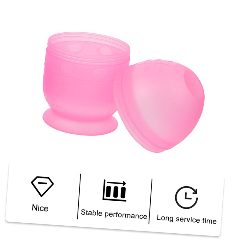 Healeved Hair Dyeing Accessories 3pcs Shaking Cup for Mixing Thickened