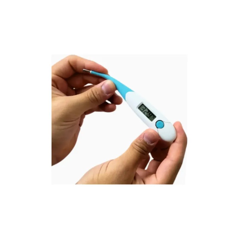 12pz Termómetro Digital Flexible Impermeable 100 Seguro