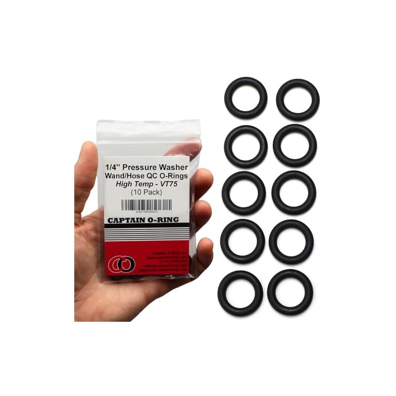 Captain O-Ring - Power Pressure Washer O-Rings for 1/4" Quick