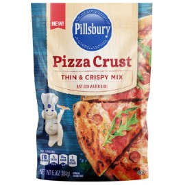 Pillsbury Thin & Crispy Pizza Crust Mix (Pack of 3) 6.5 oz Bags