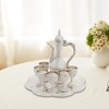 Complete Tea Set with 1 Teapot, 6 Tea Cups &