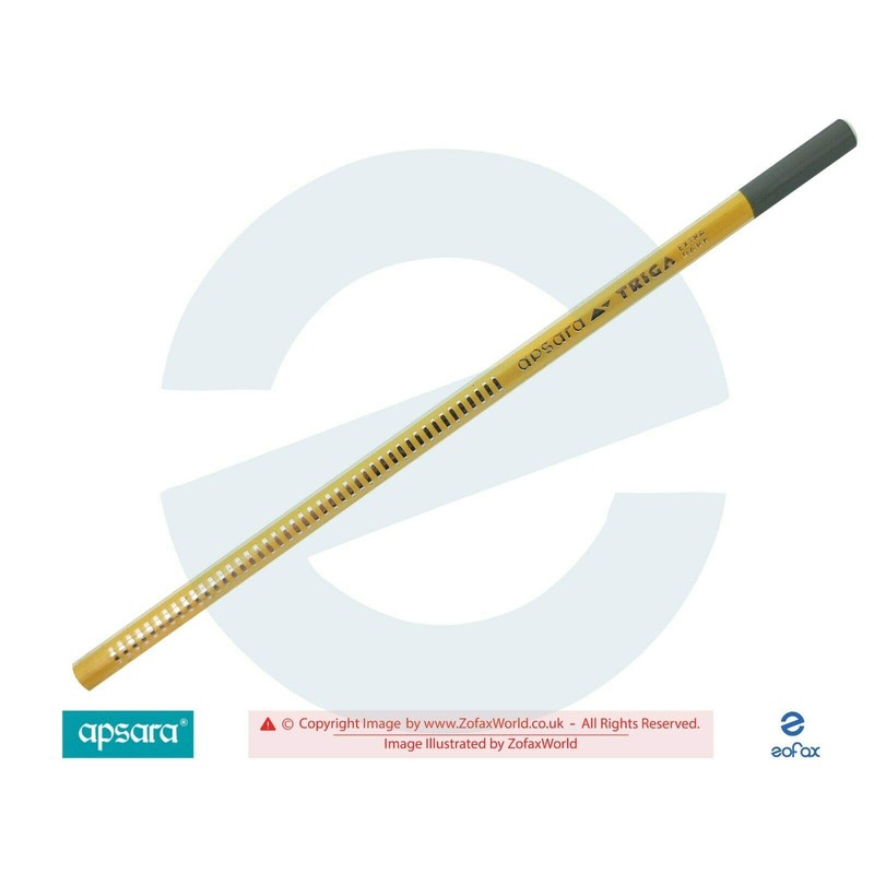 Apsara Triangular Pencils Box Pack Good Handwriting Comfort Grip (10