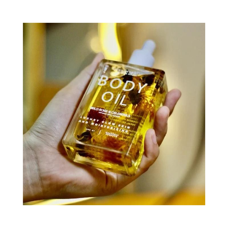 LOOKMEPRETTY ORGANICA BODY OIL WITH INFUSED PETAL FLOWERS 100ml