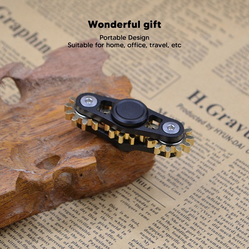 Gears Linkage Rotating Toy Kid Adult Metal ADHD Anxiety Stress