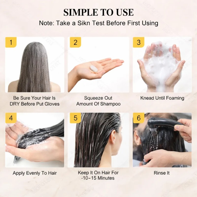 Shampoo Matizador Tinte Rubio Cobertura Cubre Canas Nutre