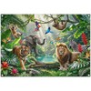 YCUCUEI 7x5ft Fabric Rainforest Themed Jungle Safari Photography Backdrop