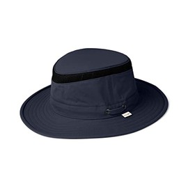 Tilley unisex adult Ltm5 Airflo Medium Brim Recycled Sun Hat, Midnight Navy, 7.375 US
