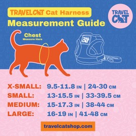 Travel Cat Harness and Leash Set - Adjustable Comfort Fit Mesh Vest Harnesses with Reflective Strap - Snug Fit Harness for Cats, Kitten for Outdoor Walking, Grey, Medium (Chest 15-17.3 inch)