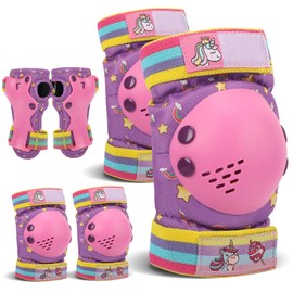 CKE Children's Knee Pads for 3-8 Years, Inline Skates Children, Knee and Elbow Pads Children's Protective Equipment Set for Skateboarding, Cycling