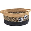 Ushang Pet Small Woven Cotton Rope Nursery Organizer Bins, Dog