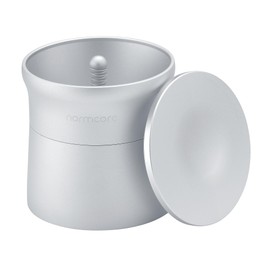 Normcore 51mm 2-in-1 Magnetic Dosing Cup, Espresso Dosing Funnel with Portafilter Dosing Shaker, Barista Grinder Dosing Tools Fit 51mm Delonghi Portafilter, Silver